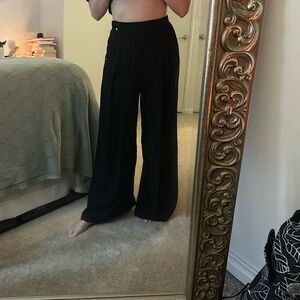 Wide Leg Black Pants